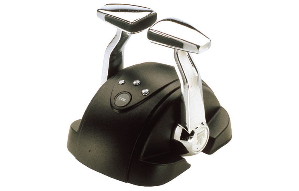 Motorbediening | MC 2000-4 | Zwart huis, verchroomde hendel