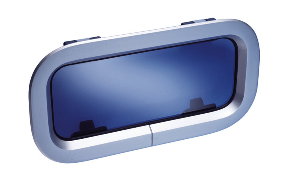 New standard Portlights | Portlight st1 gry slv pl rnd.wtt