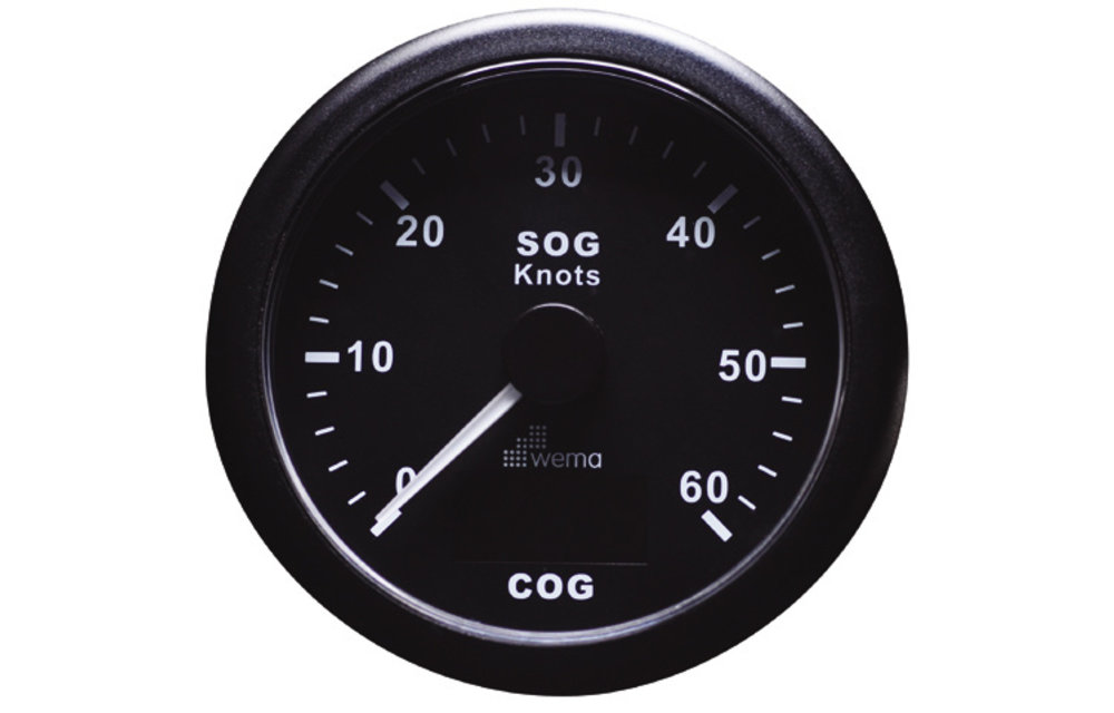 GPS/Speed/Compass | 60kn / 110km | Zwart