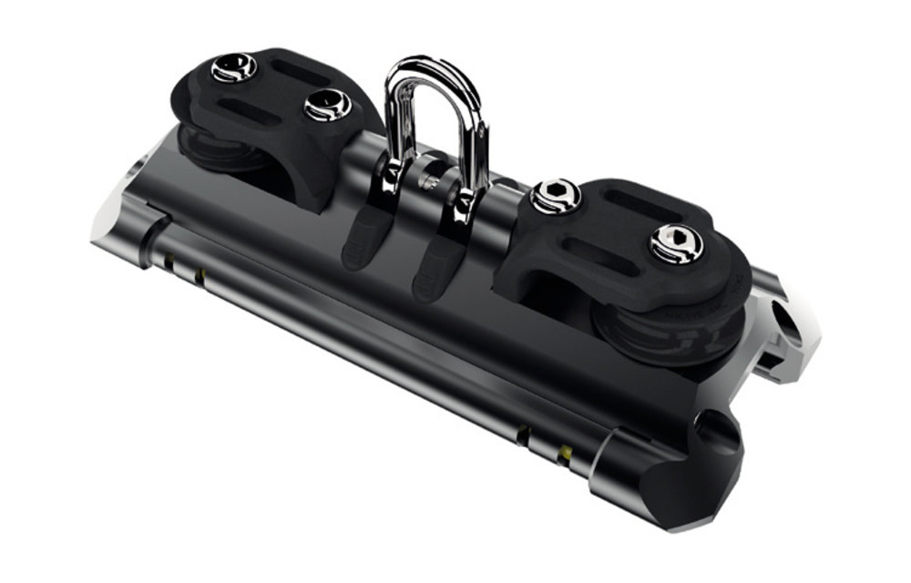 Overloopslede met shackle en 2 controleschijven