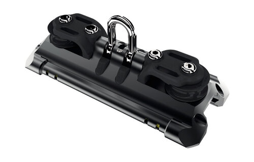 Overloopslede met shackle en 2 controleschijven