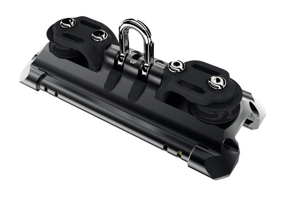 Overloopslede met shackle en 2 controleschijven