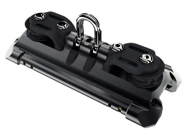 Overloopslede met shackle en 2 controleschijven