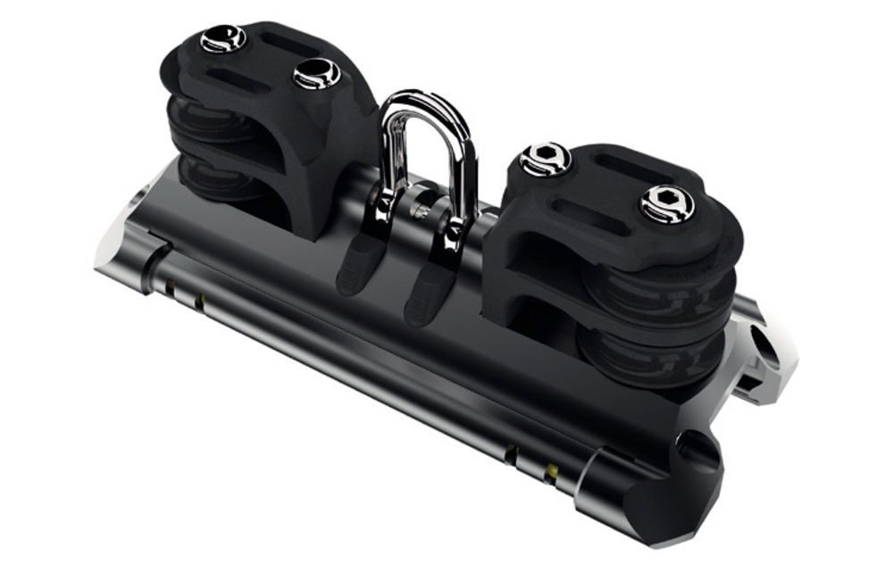 Overloopslede met shackle en 4 controleschijven