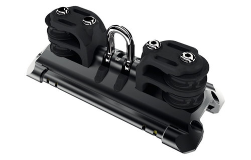 Overloopslede met shackle en 4 controleschijven