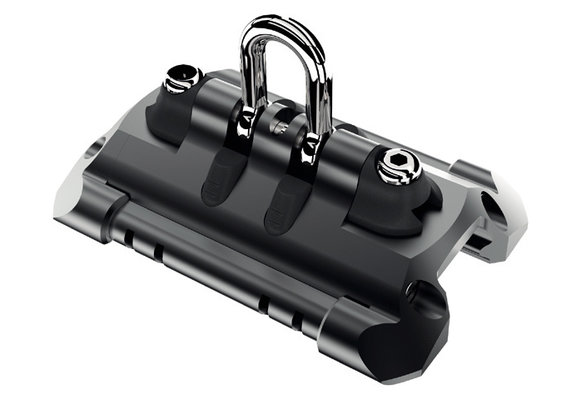 Overloopslede short met shackle