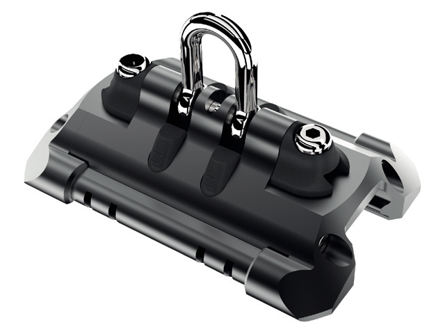 Overloopslede short met shackle