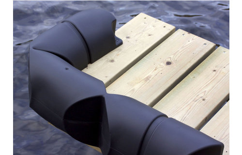 Steigerfender Hoekmodel | Zwart