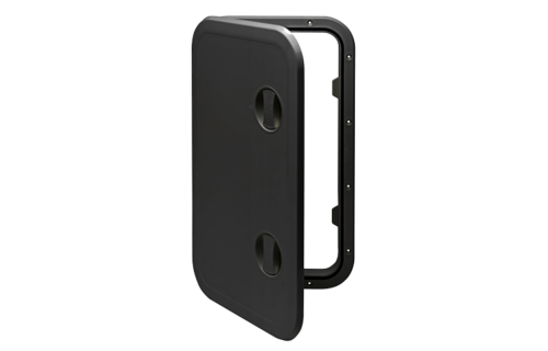 Kunststof Luik 606x357mm  2x sluiting