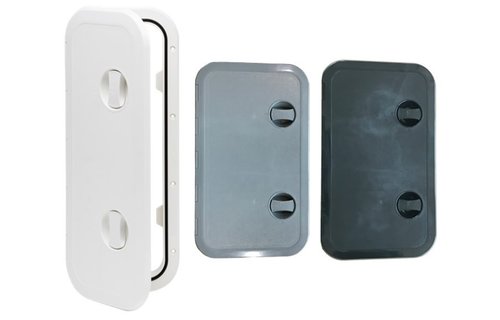 Kunststof Luik  243x606mm  2x sluiting