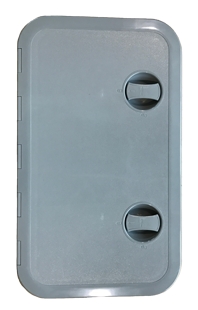 Kunststof Luik  243x606mm  2x sluiting