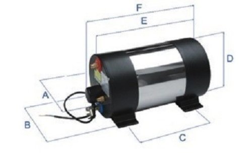 Johnson 30 L. RVS Aquah scheepsboiler 1200 W