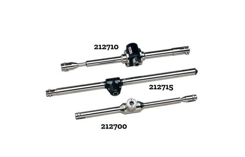 Allpa RVS Stagspanners met lierhandelbediening  met aluminium spindelhuis (stag verdwijnt in buis)