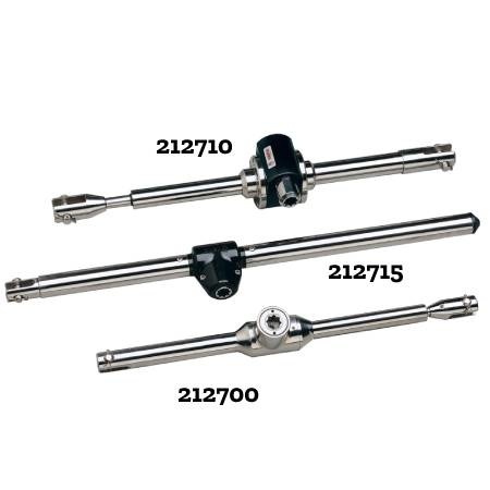 Allpa RVS Stagspanners met lierhandelbediening  met aluminium spindelhuis (stag verdwijnt in buis)