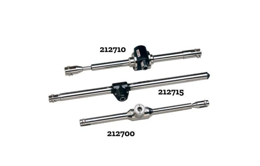 Allpa RVS Stagspanners met lierhandelbediening met aluminium spindelhuis