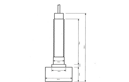 Nasa dieptetransducer 150khz