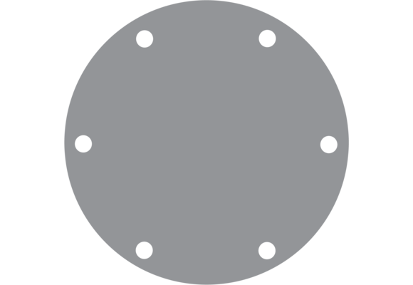 Johnson Pomp bronzen deksel voor pomp F7 (vervangt Jabsco 3993)