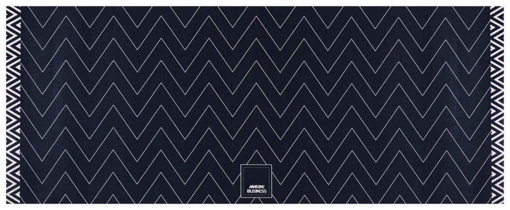 Welcome Antislip deurmat | Vinyl blauw | Groot