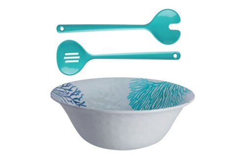 Mare Saladeschaal + Bestek | Blue