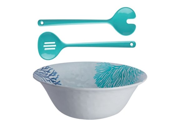 Mare Saladeschaal + Bestek | Blue