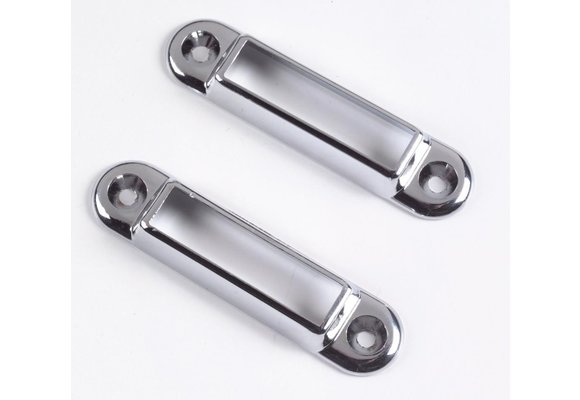 Voetplaat voor 40 mm dek zeillat RVS paar