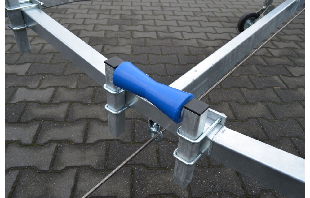 Verstelbare kielrol met kokers