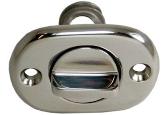 RVS loosplug met inschroefbare RVS plug