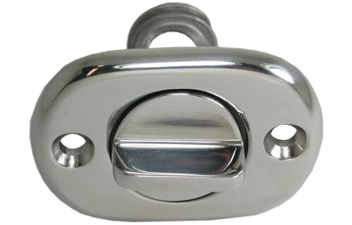 RVS loosplug met inschroefbare RVS plug