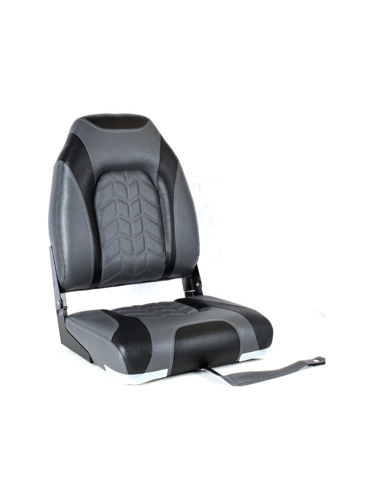 High Back bootstoel grijs/zwart SNAKE