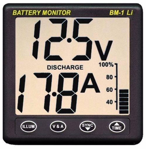 NASA BATTERYMONITOR - CLIPPER BM1 LI - (12VDC)