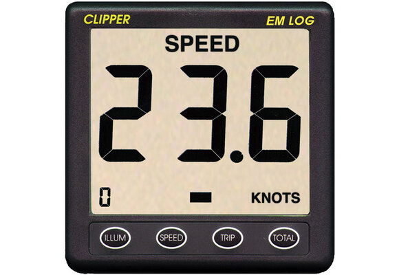 NASA ELECTROMAGNETIC LOG + DATA BOX + CLIPPER EM LOG DISPLAY