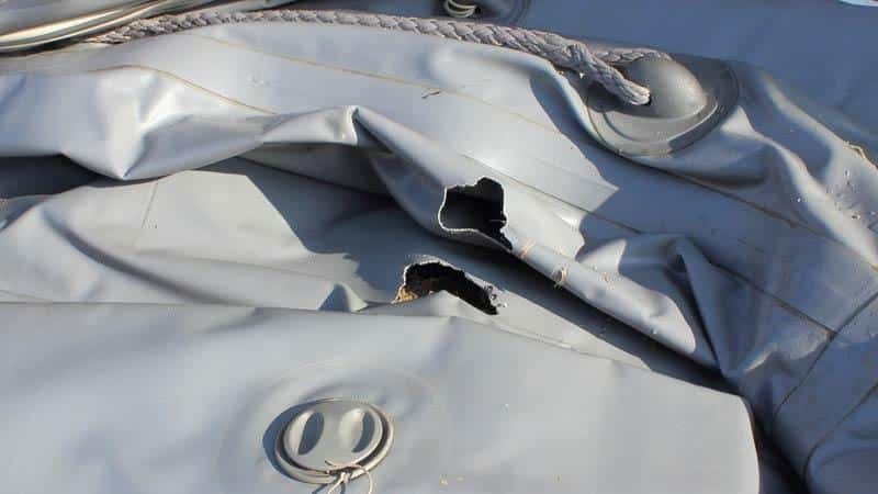 Rubberboot plakken en reparatie