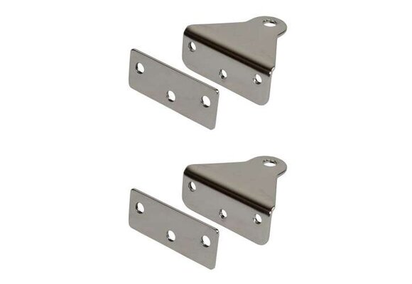 Optiparts - Spiegelbeslag  met tegenplaat per set