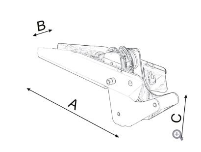 Roestvast stalen ankerrol