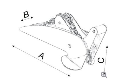 Roestvast stalen ankerrol