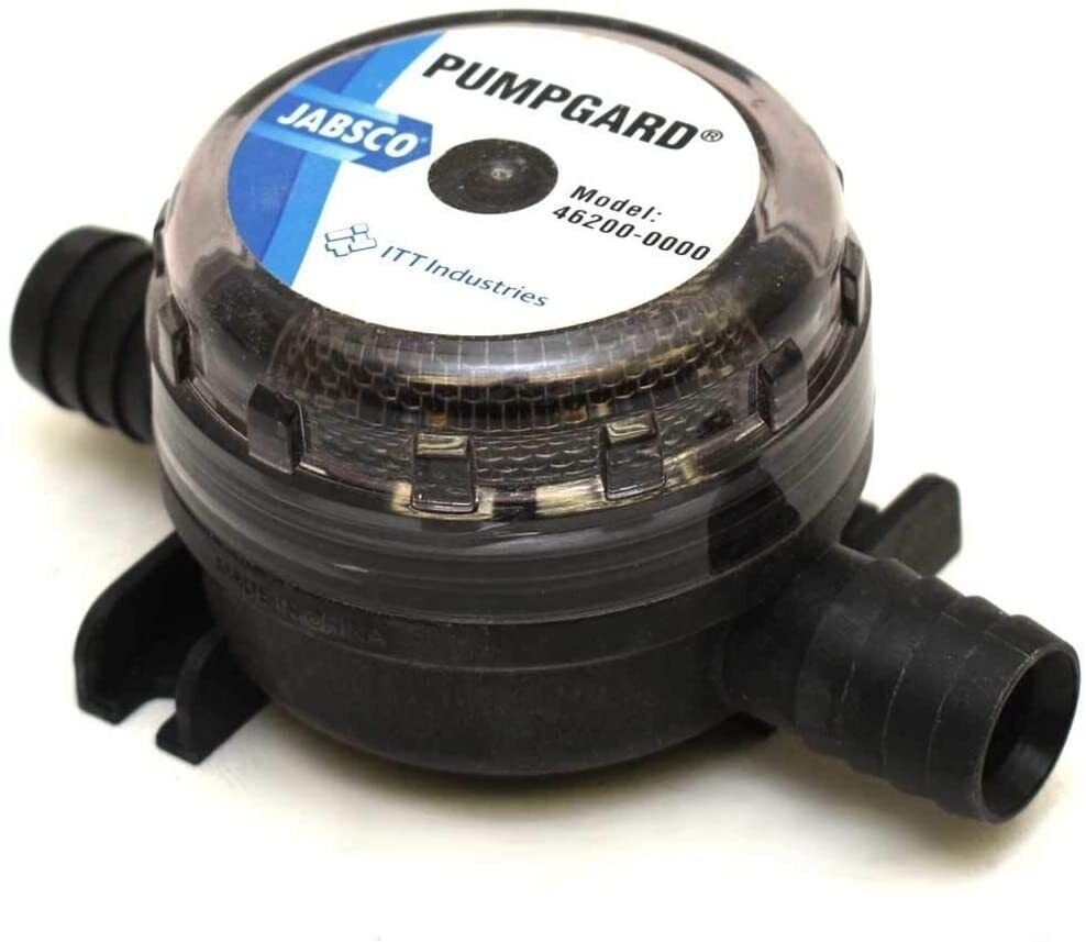 Jabsco Grof Filter Inline 19mm-3/4" slang-slang 20 Mesh (46200-0000)