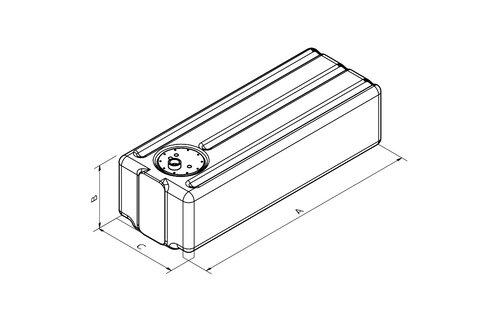 Drinkwatertank kunststof voor de boot