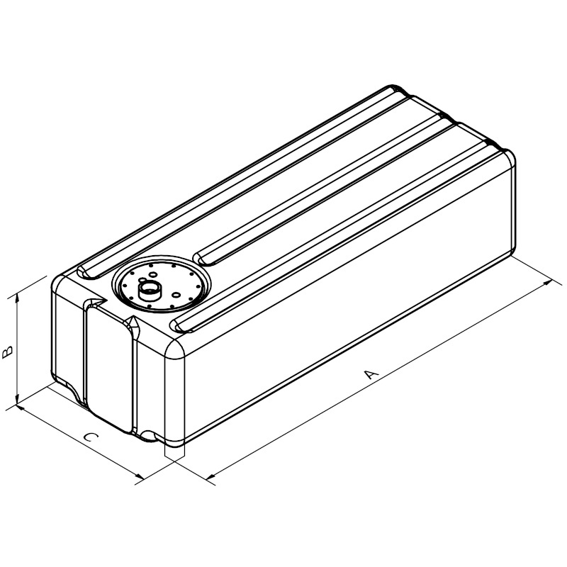 Drinkwatertank kunststof voor de boot