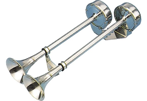 Hoorn RVS 463mm 12V dubbel