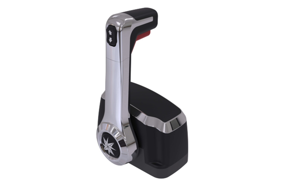 SeaStar Xtreme Schakelkast Topmontage, Chrome met Neutrale Interlock op Handle