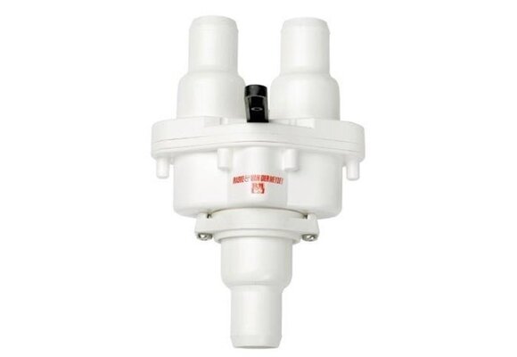 Tweewegkraan set B slangaansluiting recht