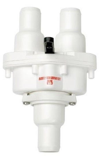 Tweewegkraan set B slangaansluiting recht