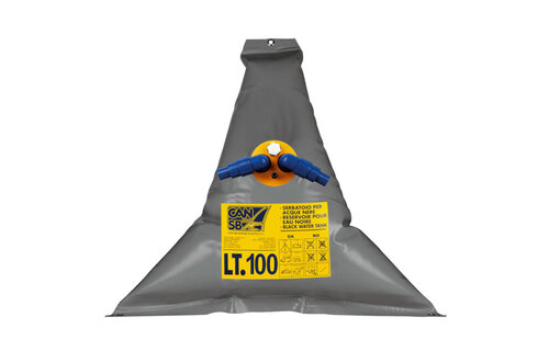 Flexibele vuilwatertank driehoek