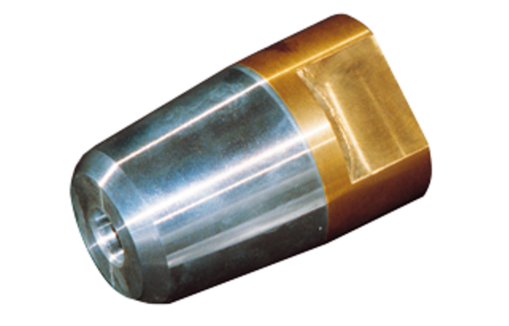 Dopmoer met zinkanode & RVS borgring voor schroefas Ø45mm