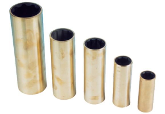 Allpa Neopreen lagerbus met messing mantel