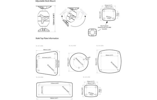 ROKK Midi basis met verstelbare balkoppeling