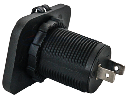 allpa Waterdicht inbouw stopcontact 12V, incl. deksel