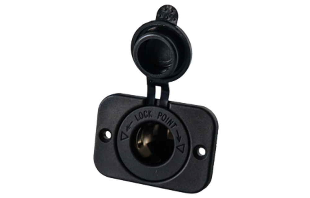 allpa Waterdicht inbouw stopcontact 12V, incl. deksel