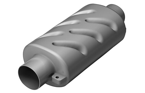 Kunststof uitlaatdemper