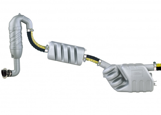 Kunststof zwanenhals - slangaansluiting Ø40/45/50mm